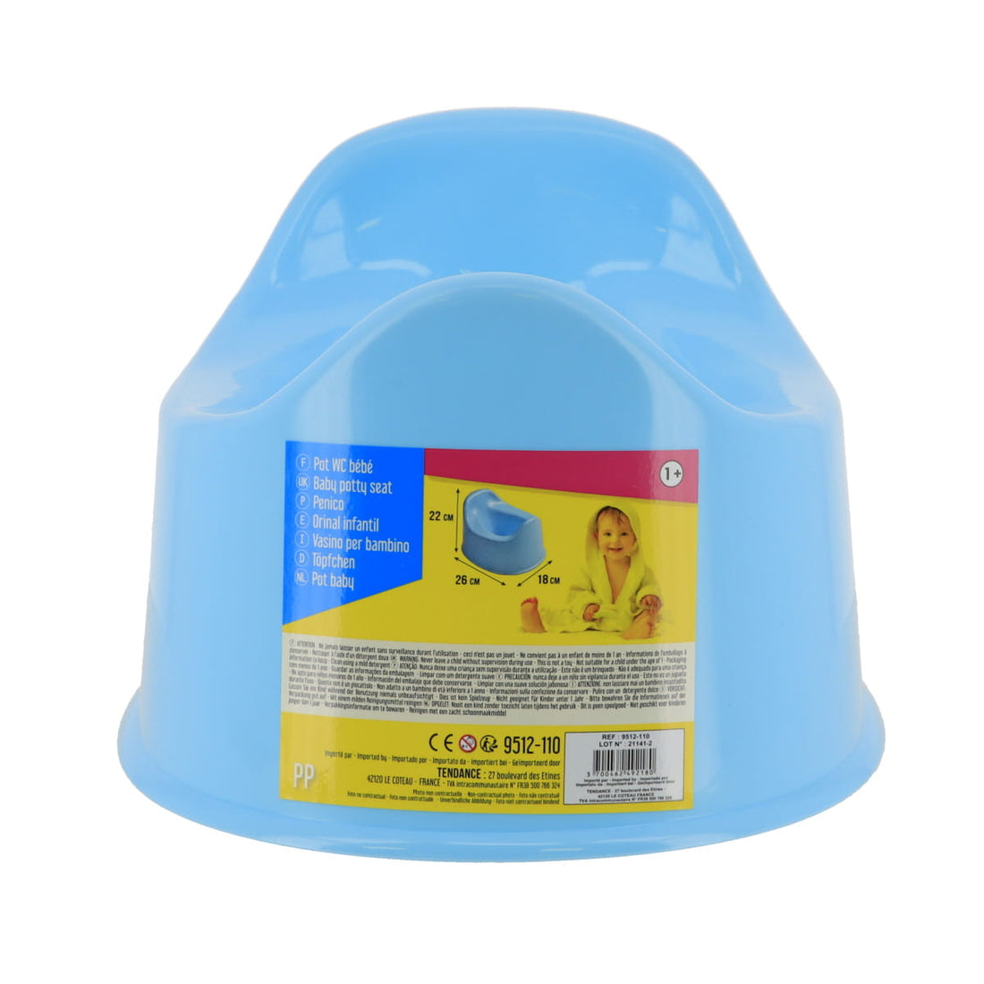 Scaun De Toaletă PP - Albastru - ramosdecor