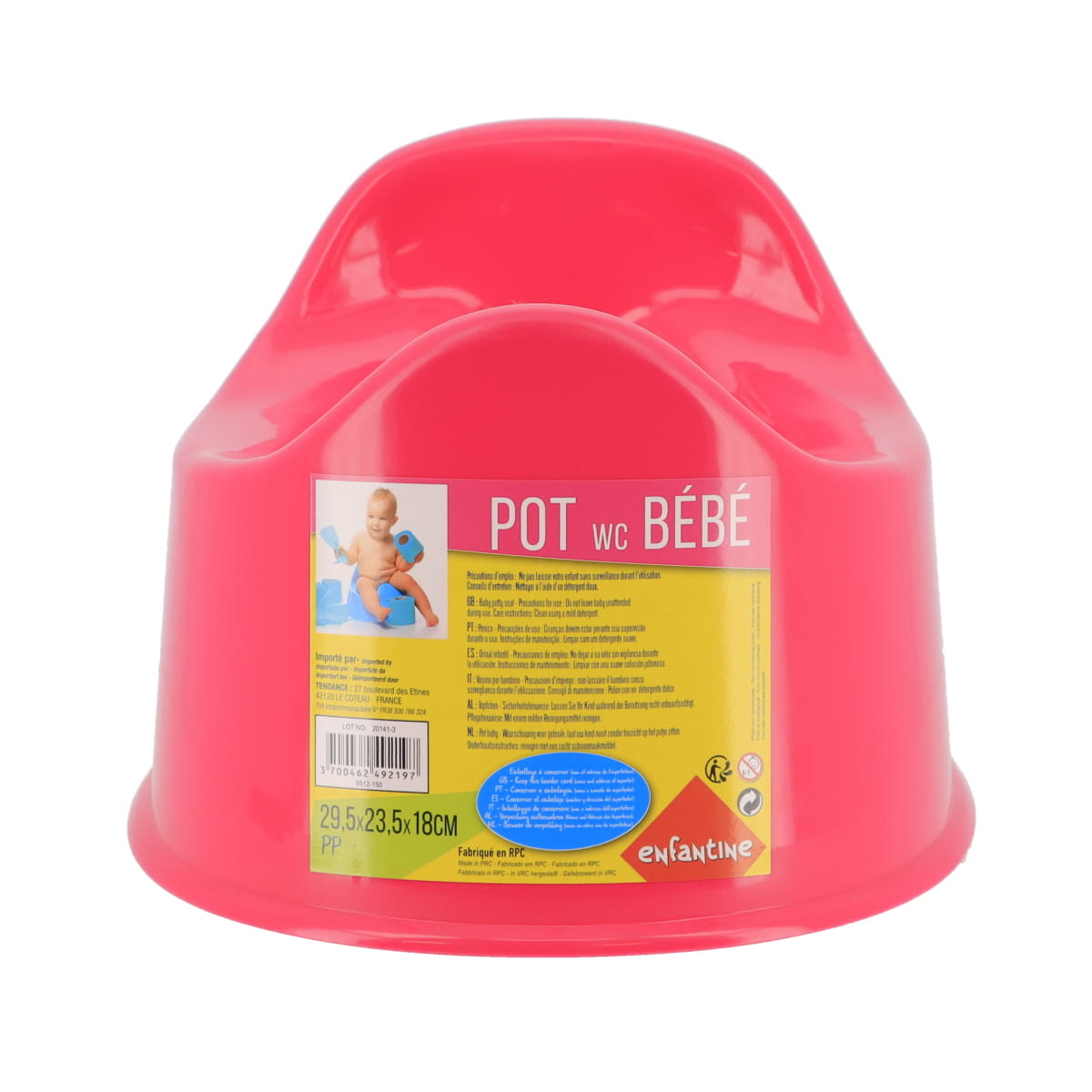 Scaun De Toaletă PP - Roz - ramosdecor