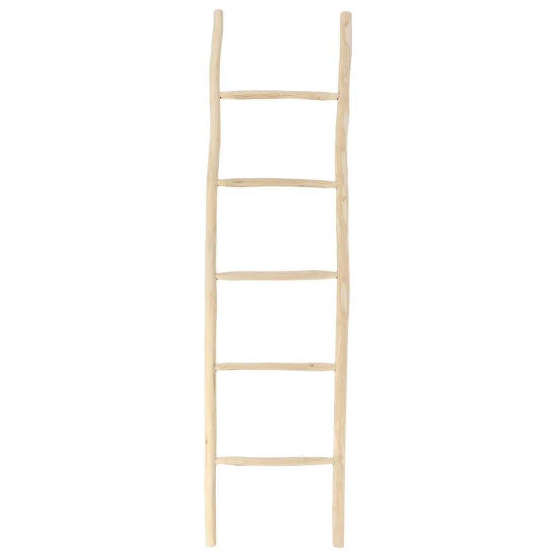 Raft pentru prosoape în stil scară cu 5 bare - din bambus 100% natural prezentat într-un decor modern marca Ramos