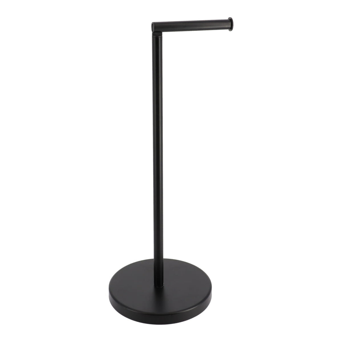 Suport Hârtie Igienică și Rezervă din Metal - Negru, Stil Elegant - ramosdecor