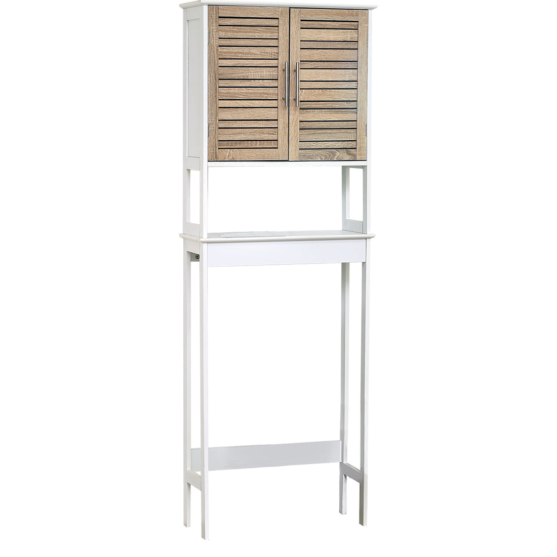 Raft De Toaletă Din MDF Cu 2 Uși + 1 Raft Interior - Stockholm - ramosdecor