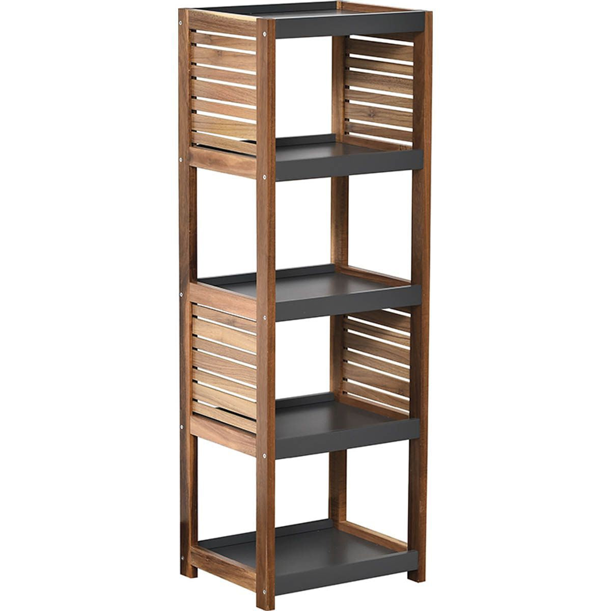 Suport Cu 5 Rafturi Din Acacia Și MDF - Element prezentat într-un decor modern marca Ramos