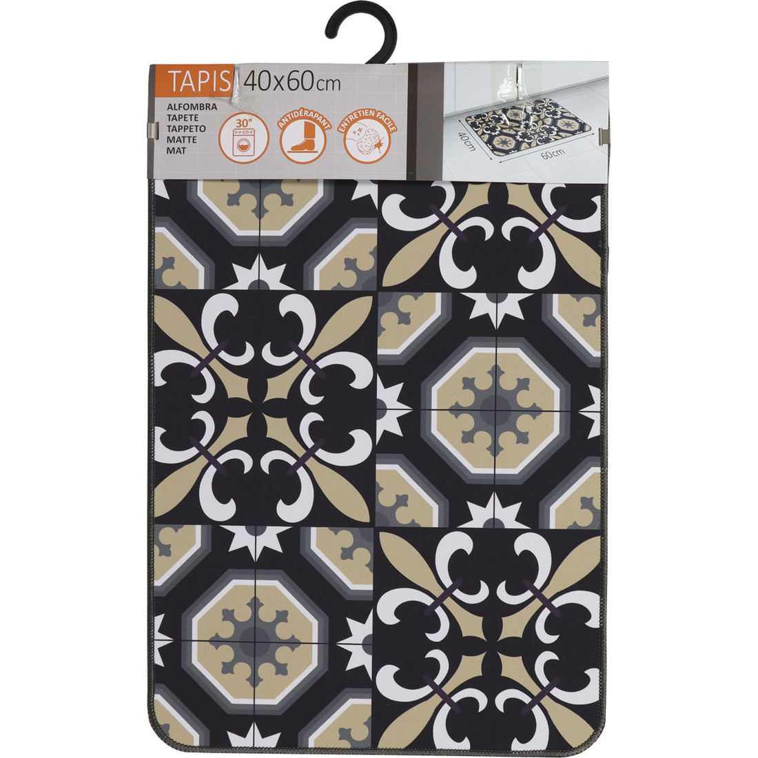 Covor bucătărie Carmen Noir - 50X120CM - ramosdecor