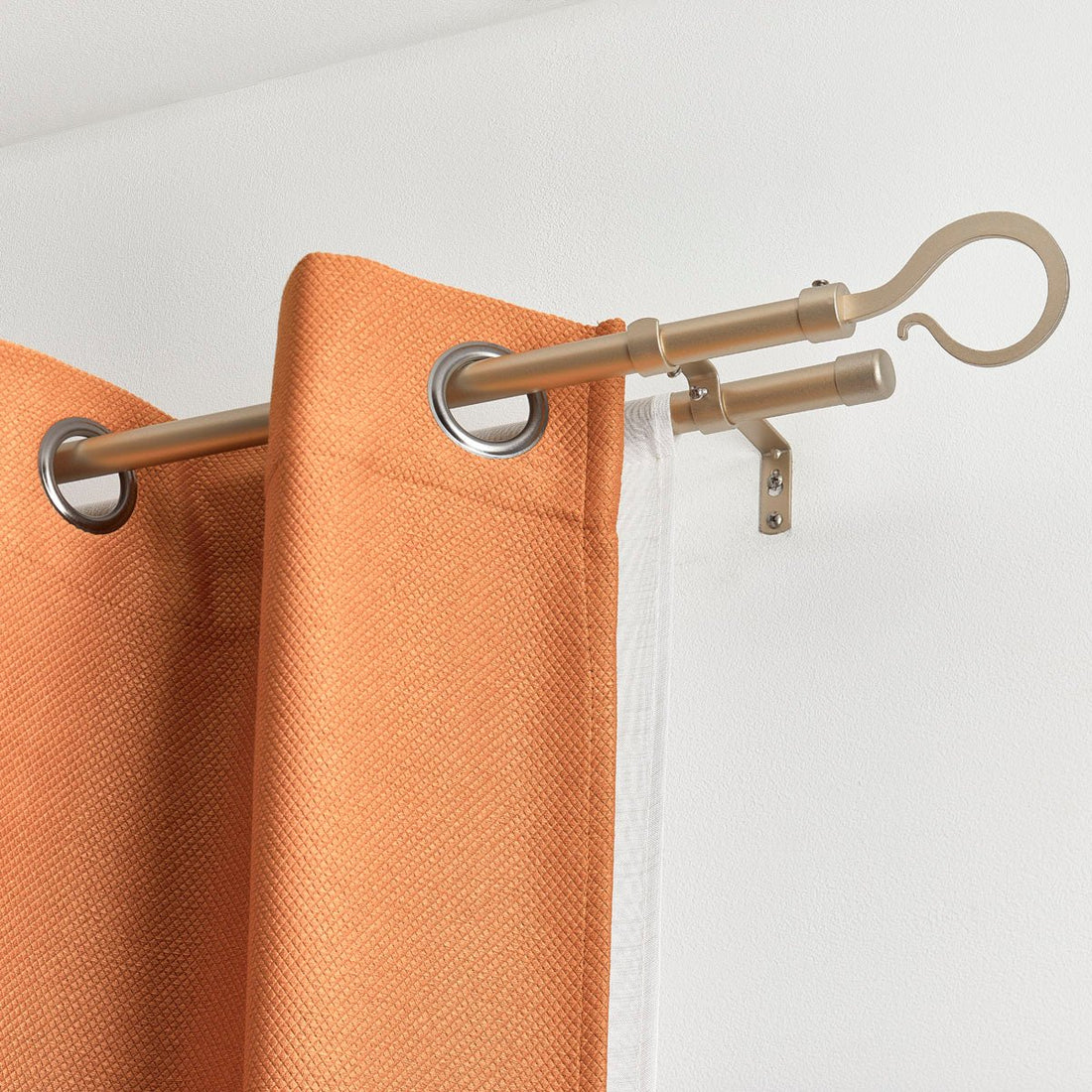 Galerie Dublă Extensibilă 120–210 cm Auriu Mat – Model Atelier - ramosdecor