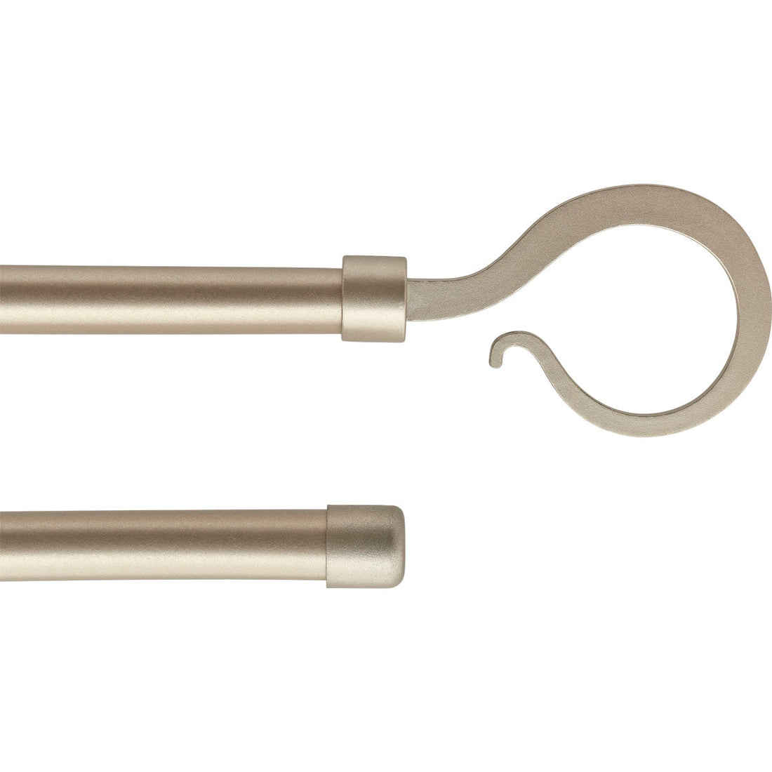 Galerie Dublă Extensibilă 120–210 cm Auriu Mat – Model Atelier - ramosdecor