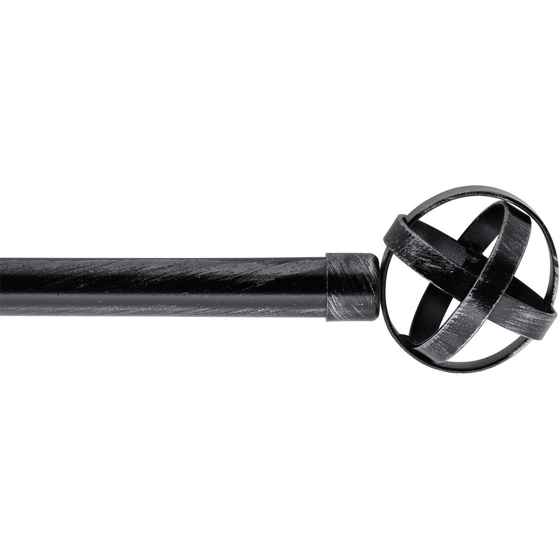 Galerie Extensibilă 120–210 cm Negru Argintiu – Model Capri - ramosdecor