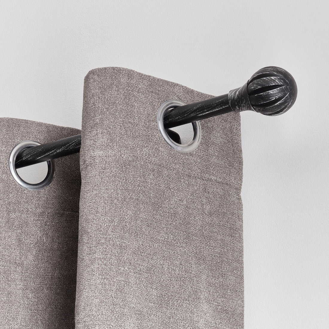 Galerie Extensibilă 120–210 cm Negru Argintiu – Model Touch of Zen - ramosdecor