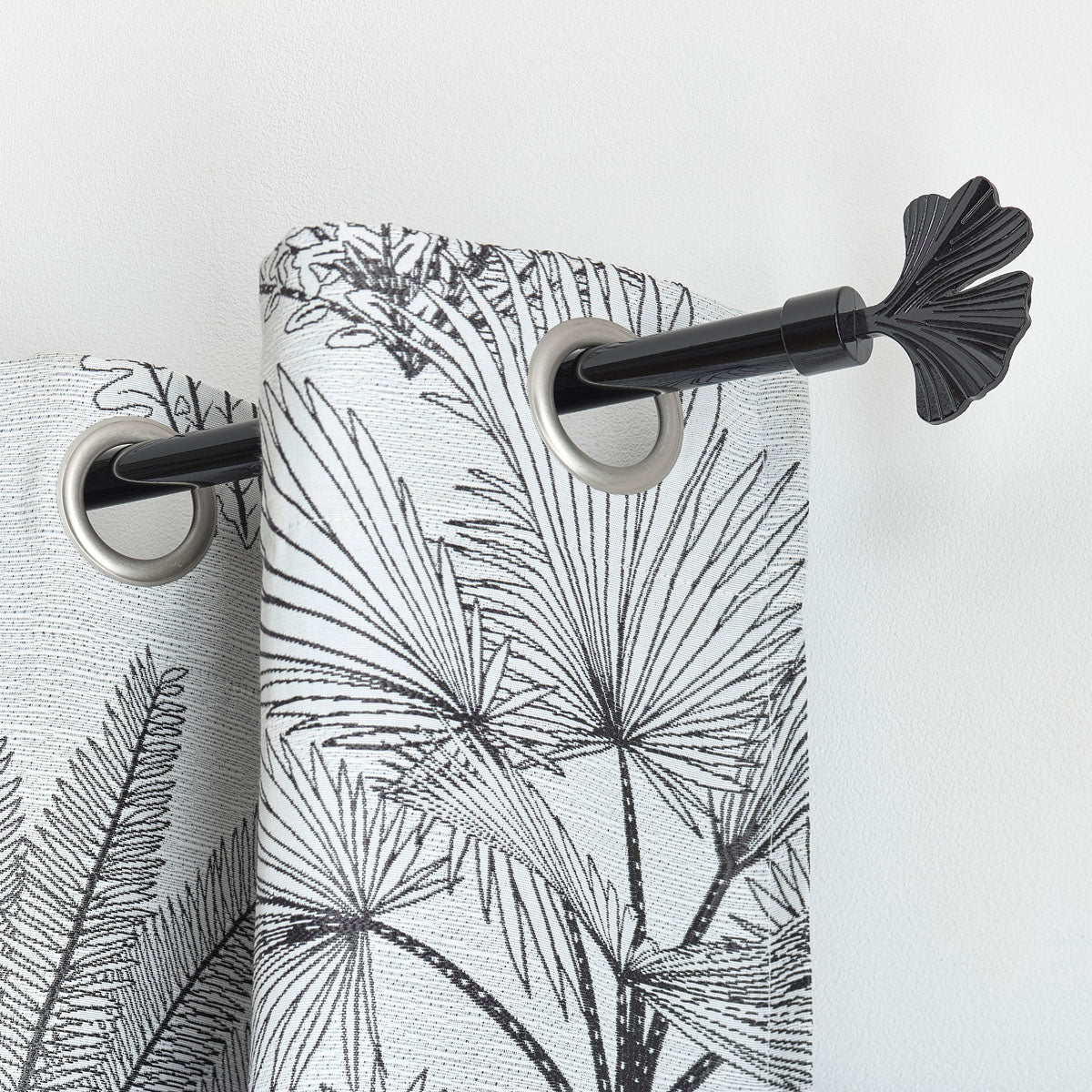 Galerie Extensibilă 120–210 cm Negru – Model Nikko - ramosdecor