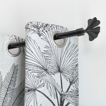 Galerie Extensibilă 120–210 cm Negru – Model Nikko - ramosdecor