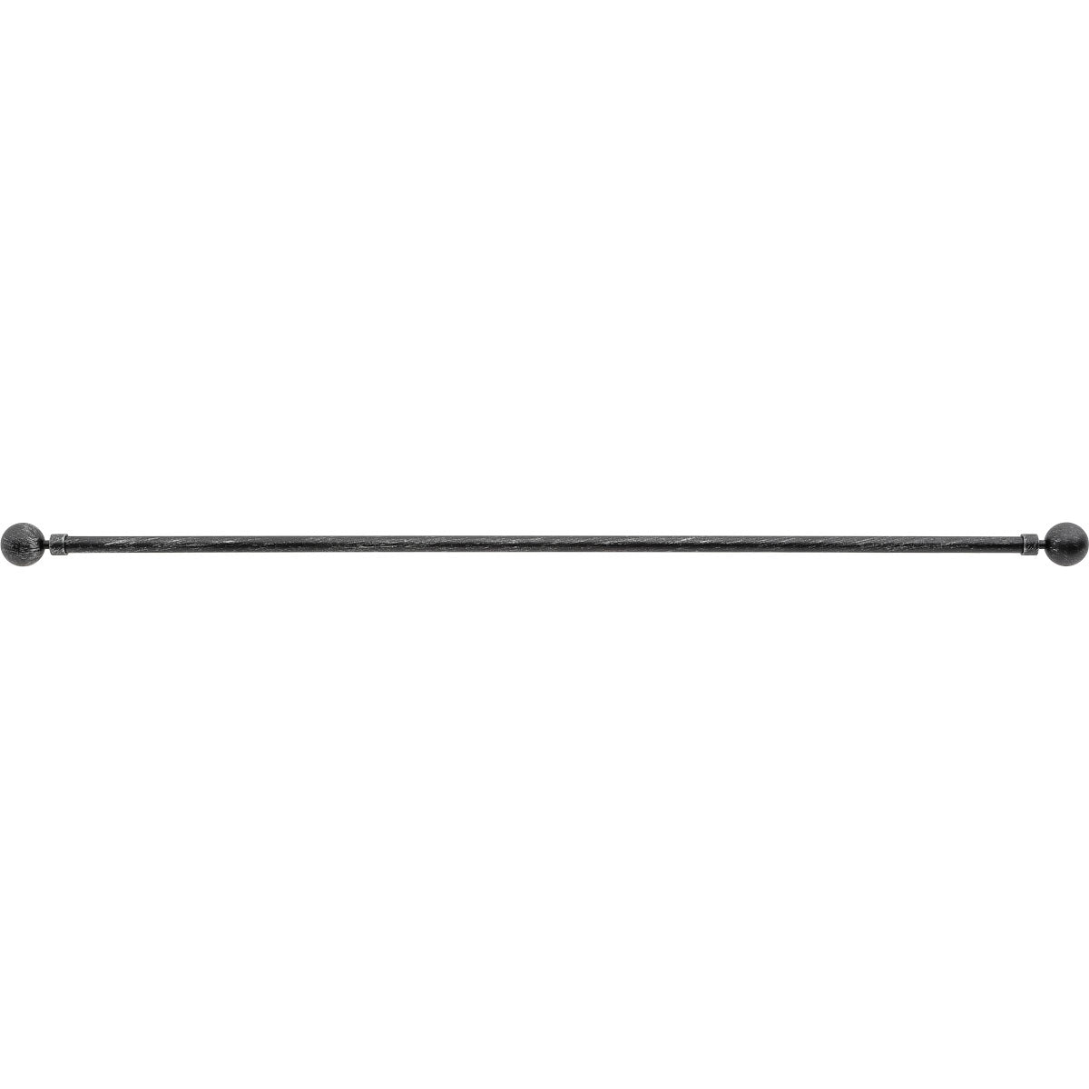 Galerie Extensibilă 120–210 cm Negru și Argintiu – Model Basic - ramosdecor