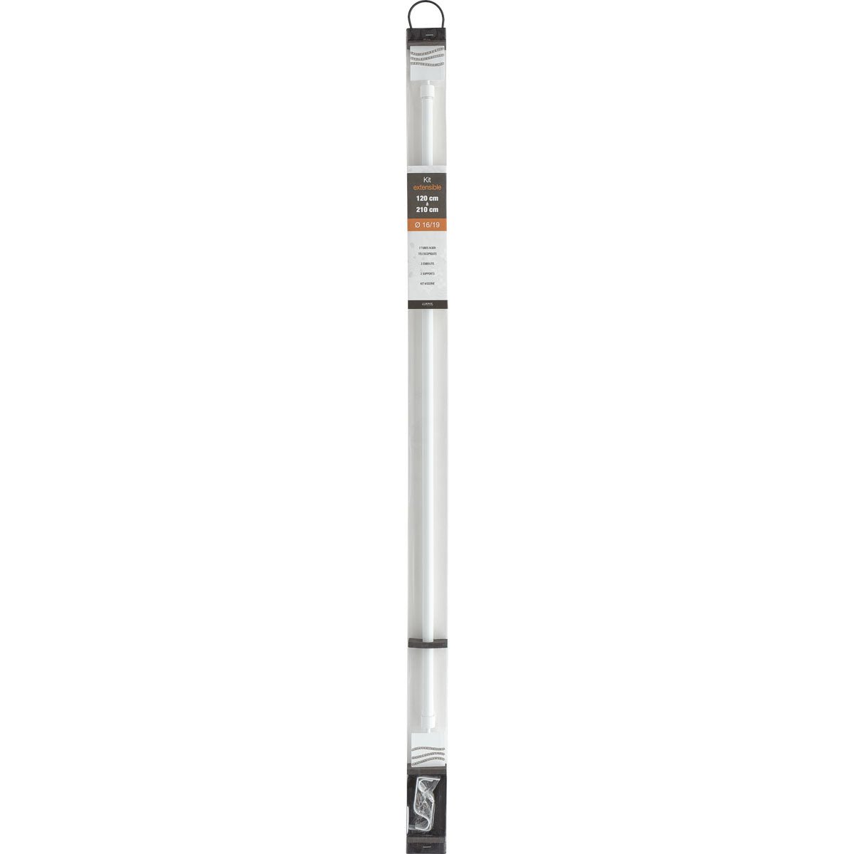 Galerie Extensibilă Alb Mat 120–210 cm – Model Strass - ramosdecor