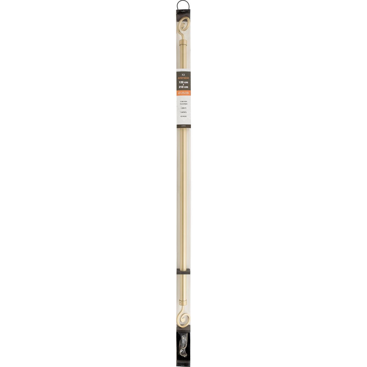 Galerie Extensibilă Auriu Mat 120–210 cm – Model Dream - ramosdecor