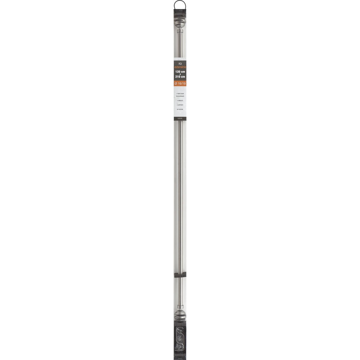 Galerie Extensibilă Gri 120–210 cm – Model Villalouise - ramosdecor
