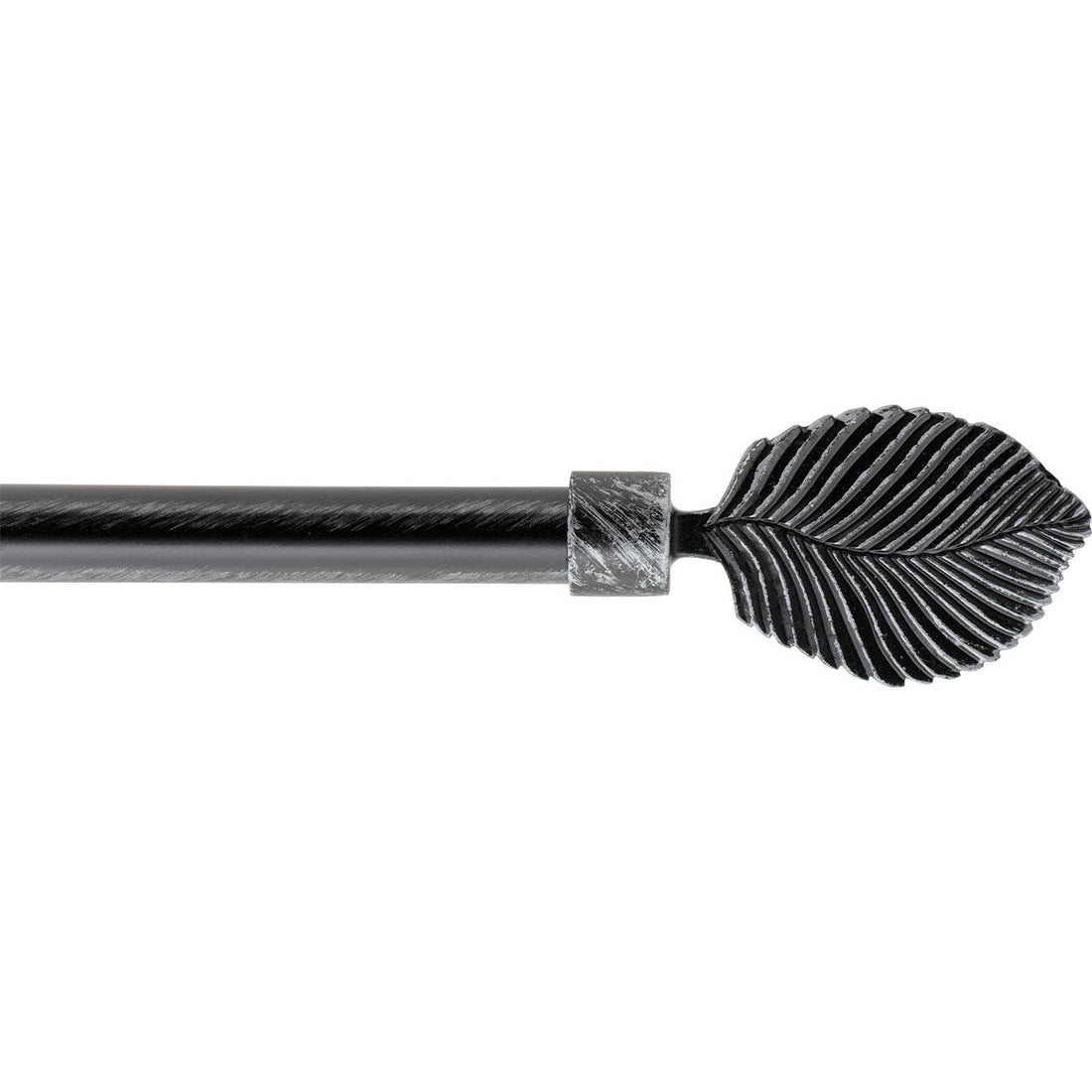 Galerie Extensibilă Negru Argintiu 120–210 cm – Model Exotica cu Accente Decorative - ramosdecor