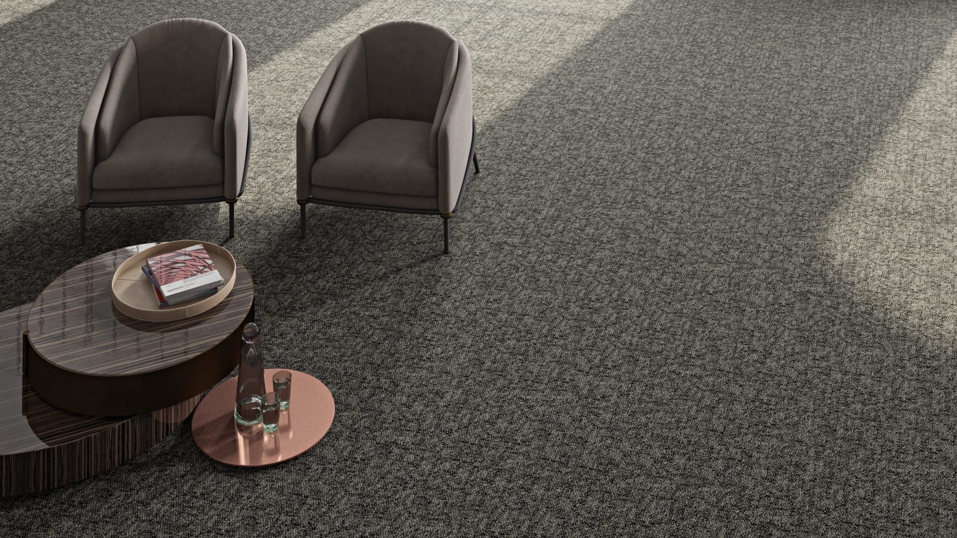Mochetă Novelle ilustrat într-un decor elegant marca Ramos