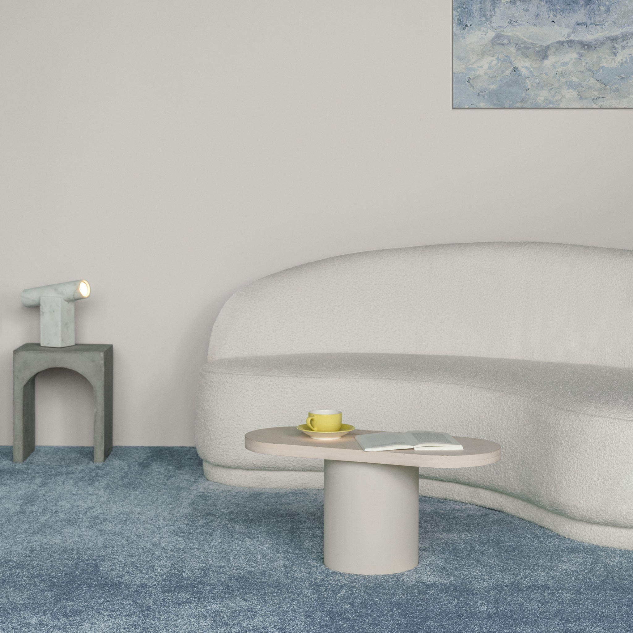Mochetă Satino Romantica ilustrat într-un decor elegant marca Ramos