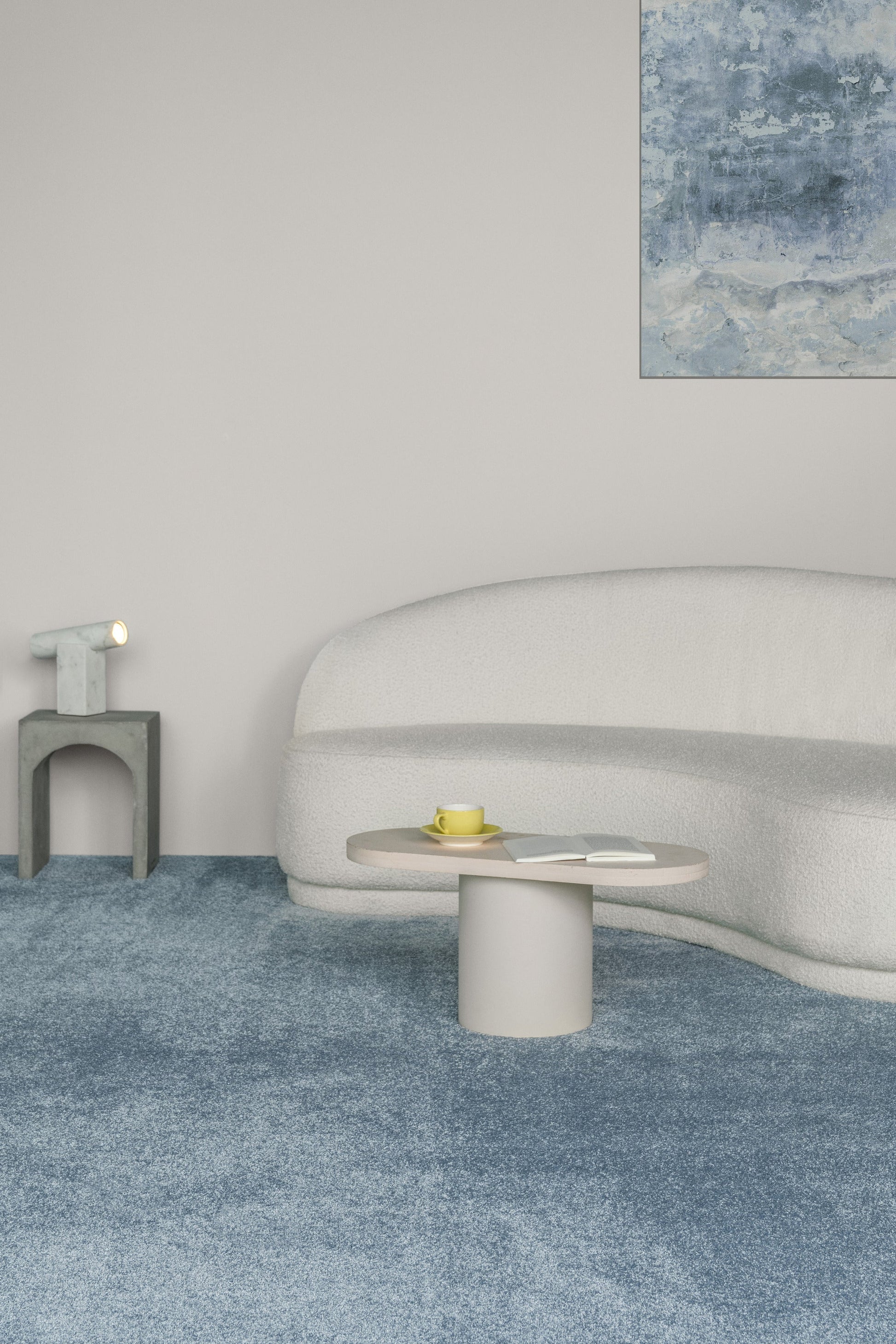 Mochetă Satino Romantica ilustrat într-un decor elegant marca Ramos