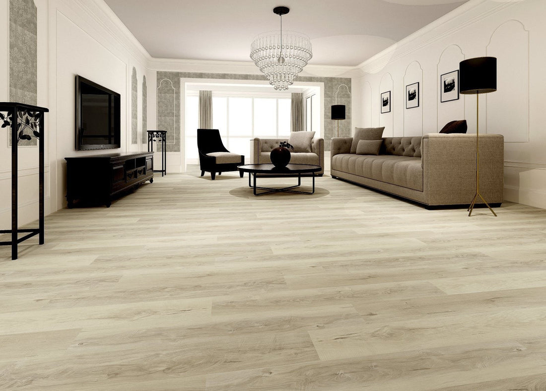 Parchet SPC R910 Elegant Taupe – 7mm | Suport IXPE 1.5mm | RAMOS - ramosdecor