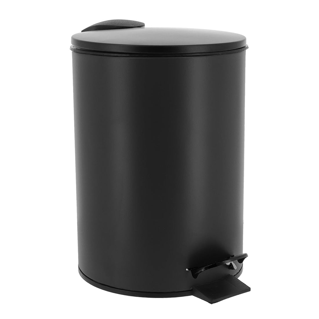 Coș De Gunoi Metalic Cu Închidere Lentă 3L - Negru - ramosdecor