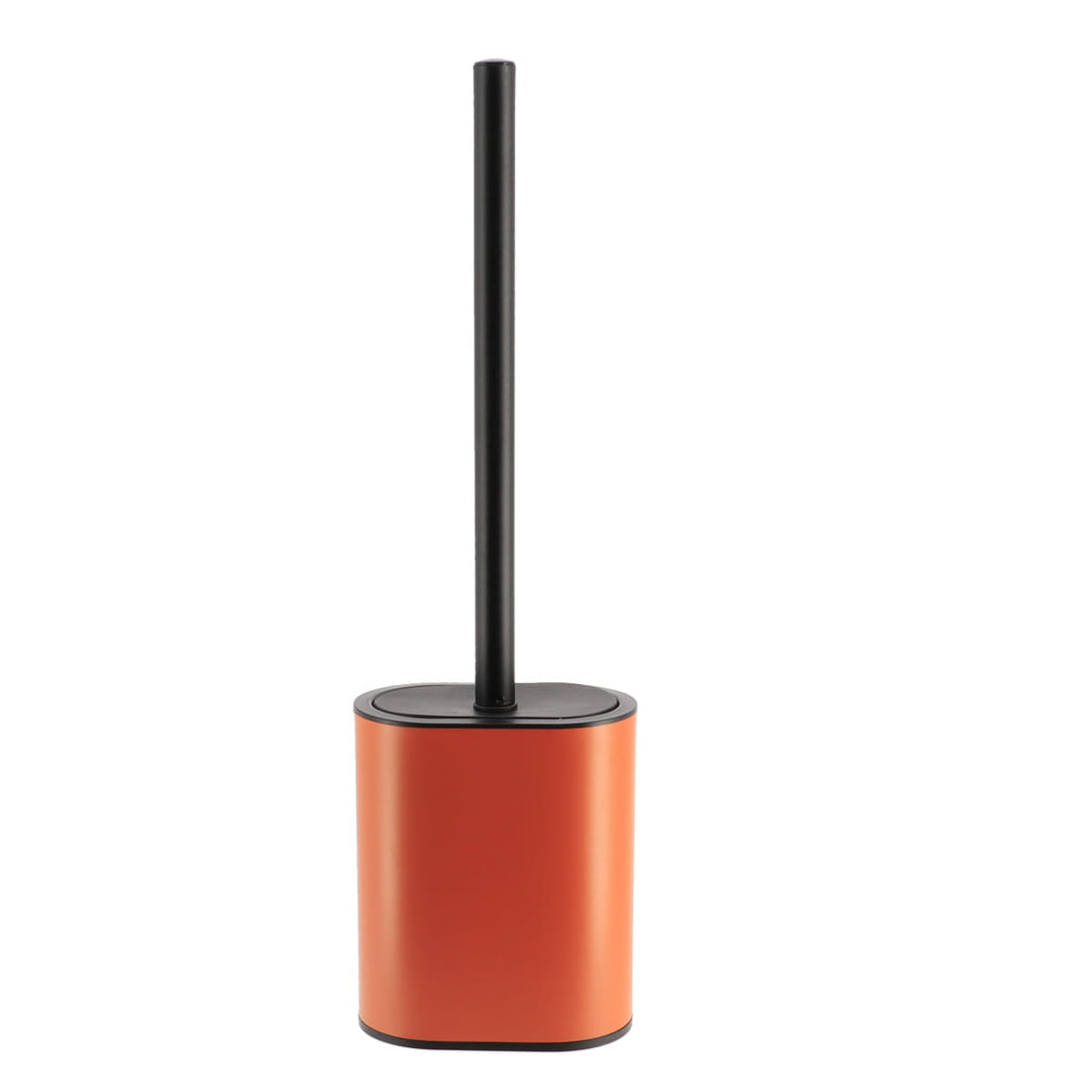 Perie De Toaletă Plată Din Silicon Cu Suport Metalic - Siena/ Negru prezentat într-un decor modern marca Ramos