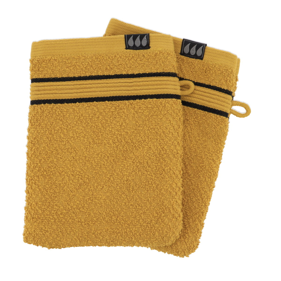 Set de 2 Mănuși 100% Bumbac 15x21 cm - Ochre/Negru - ramosdecor