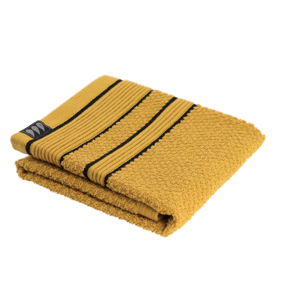 Prosop 30x50 cm 100% Bumbac - Ochre/Negru ilustrat într-un decor elegant marca Ramos