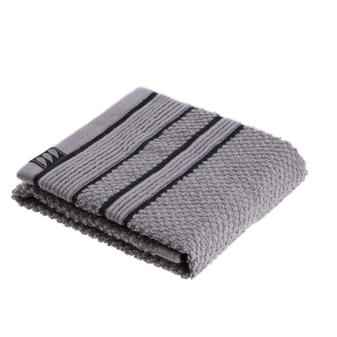 Prosop 30x50 cm 100% Bumbac - Gri/Negru ilustrat într-un decor elegant marca Ramos