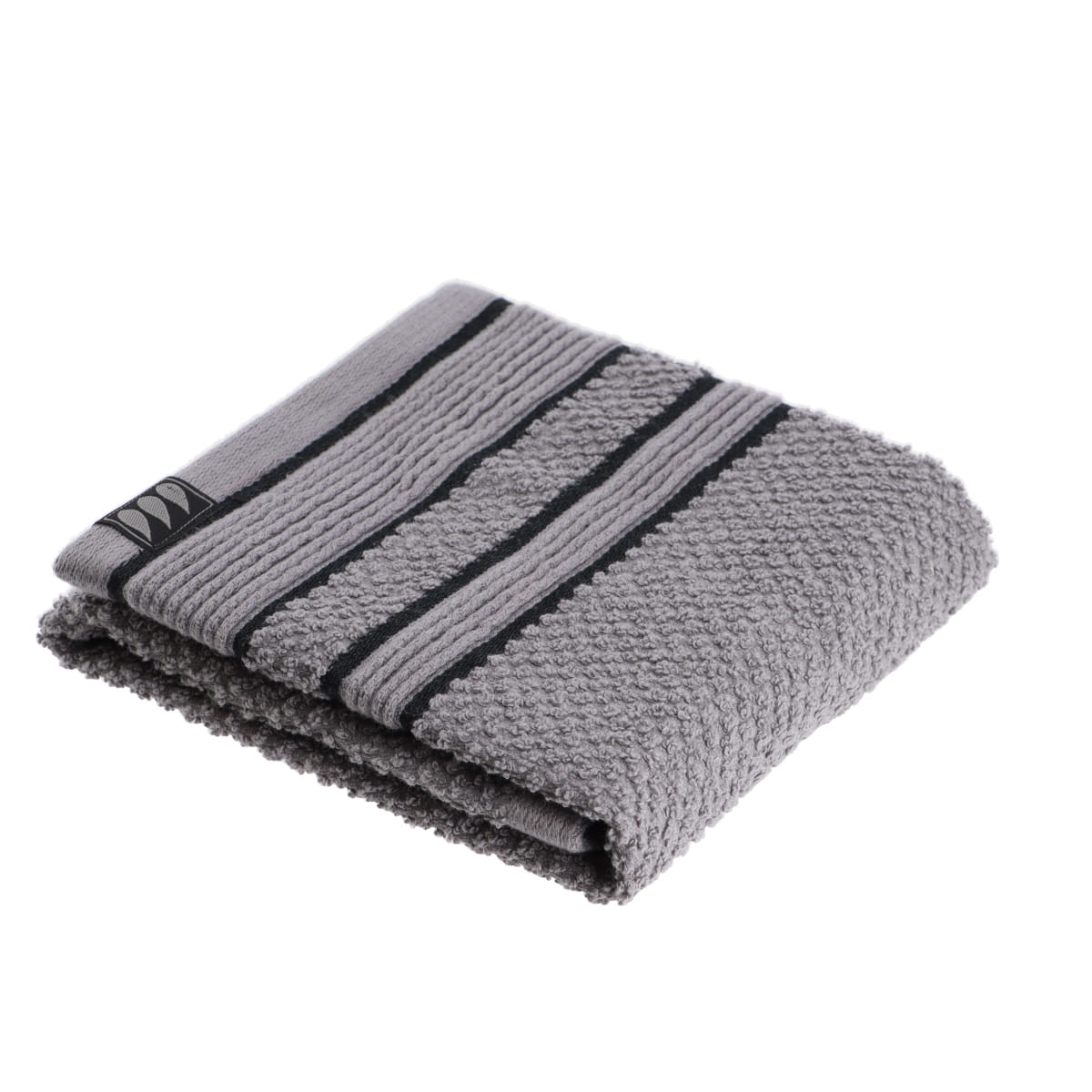 Prosop 30x50 cm 100% Bumbac - Gri/Negru ilustrat într-un decor elegant marca Ramos