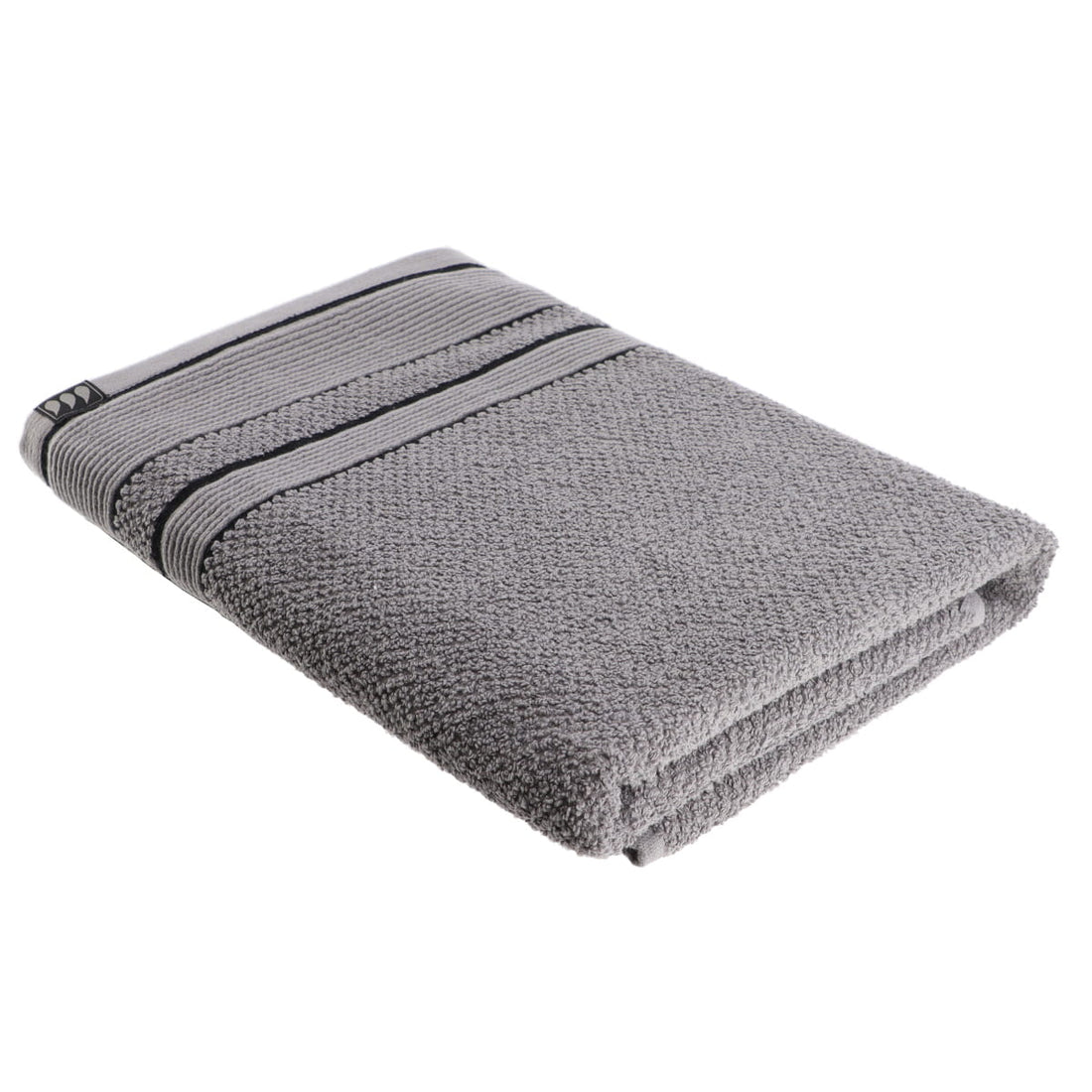 Prosop 70x130 cm 100% Bumbac - Gri/Negru ilustrat într-un decor elegant marca Ramos