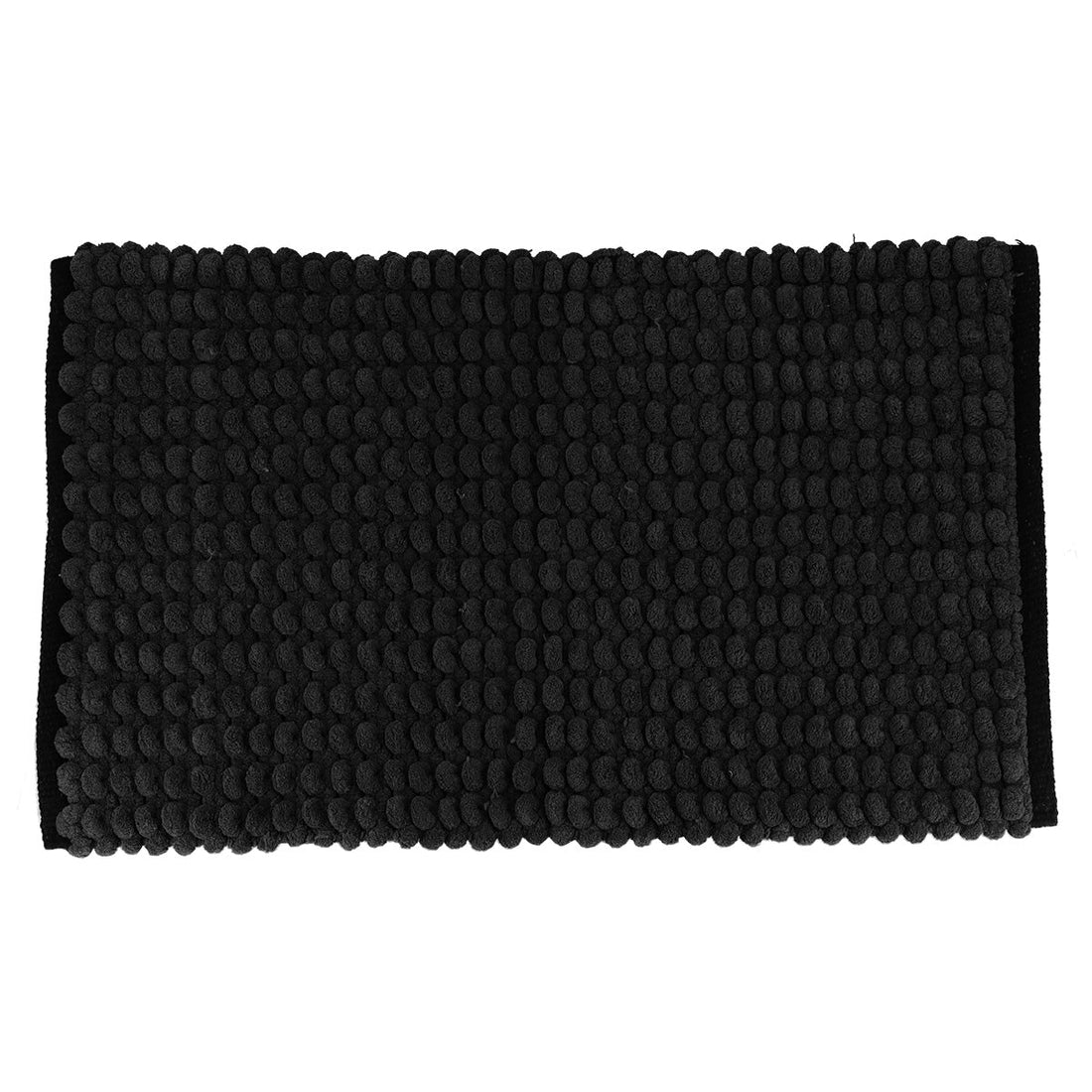 Covoraș Bicolor din Bumbac 45x75 CM - Negru - ramosdecor