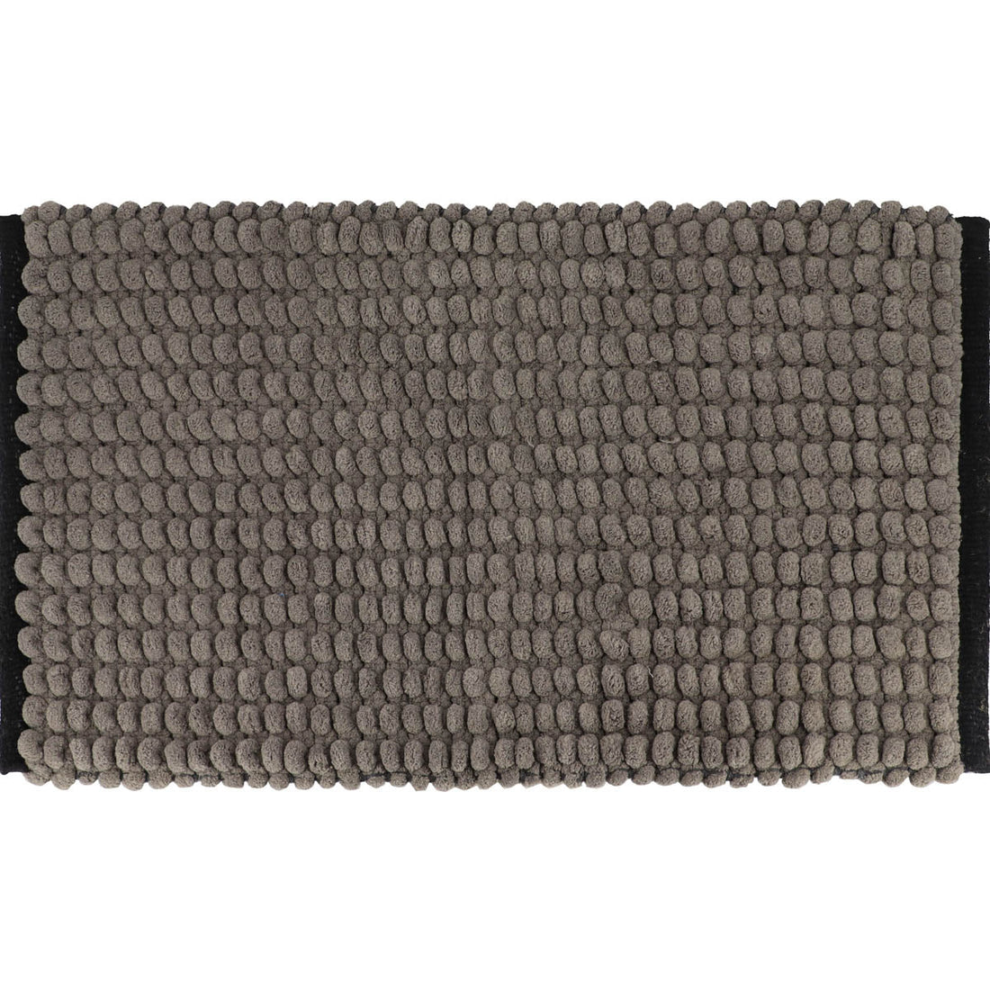 Covoraș Bicolor Bumbac 45x75 CM - Gri/Negru - ramosdecor