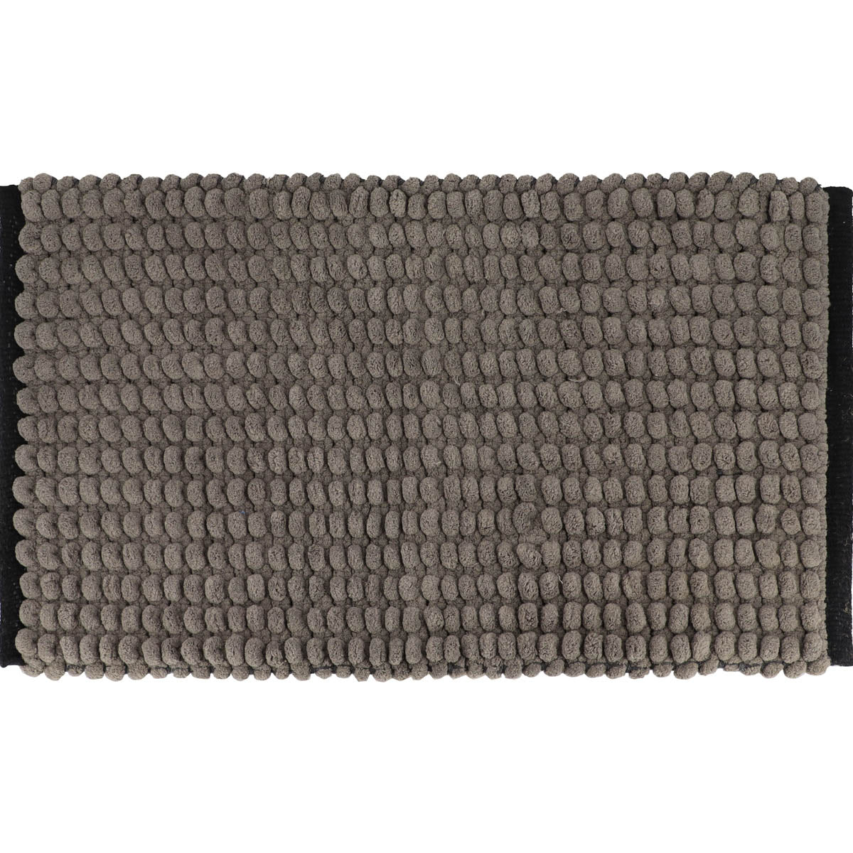 Covoraș Bicolor Bumbac 45x75 CM - Gri/Negru - ramosdecor