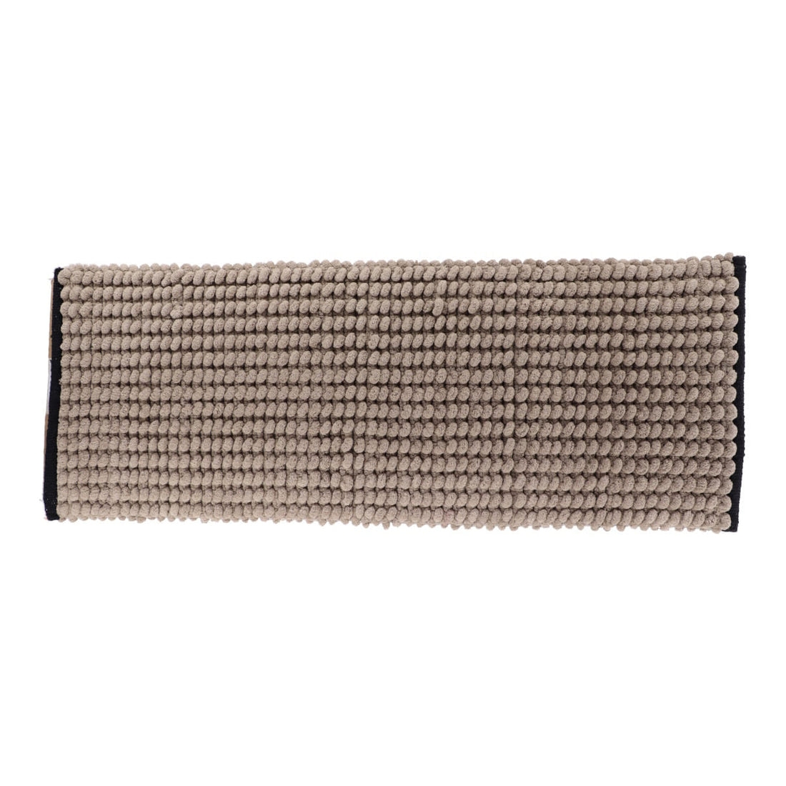 Covoraș Bicolor Bumbac 45x120 CM - Twine Color/Negru - ramosdecor