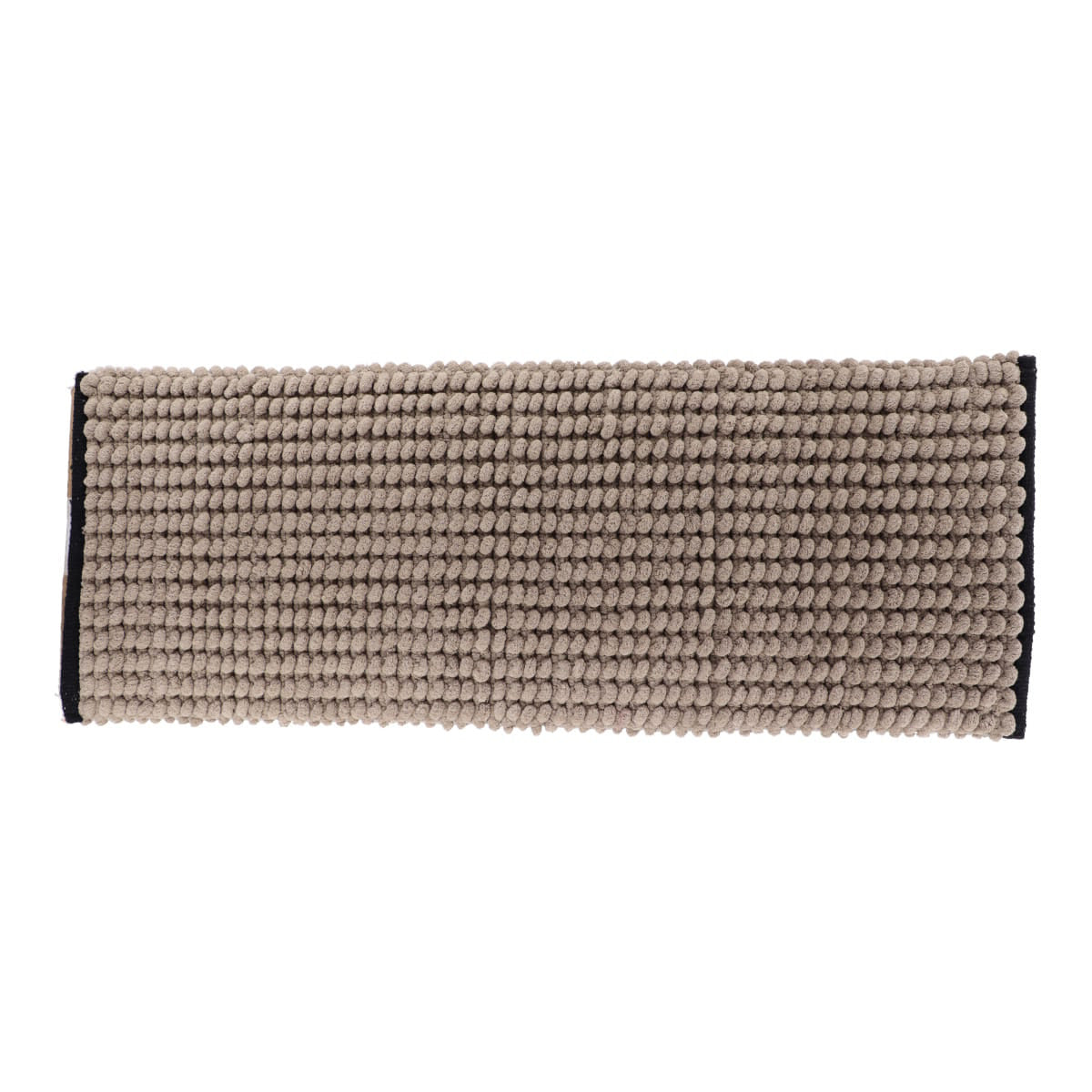 Covoraș Bicolor Bumbac 45x120 CM - Twine Color/Negru - ramosdecor