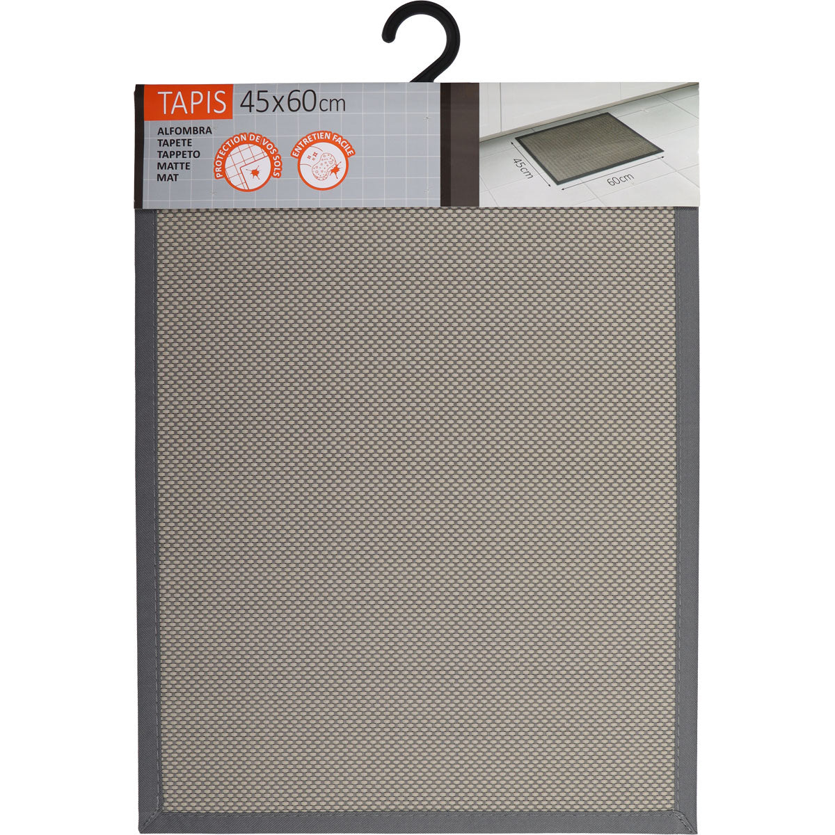Covor bucătărie Woven Vinyl Taupe/Beige - 45X60CM - ramosdecor