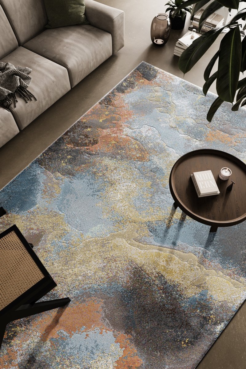 Covor Aris ilustrat într-un decor elegant marca Ramos