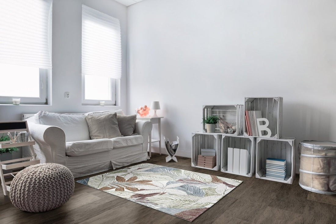 Covor Infinity ilustrat într-un decor elegant marca Ramos