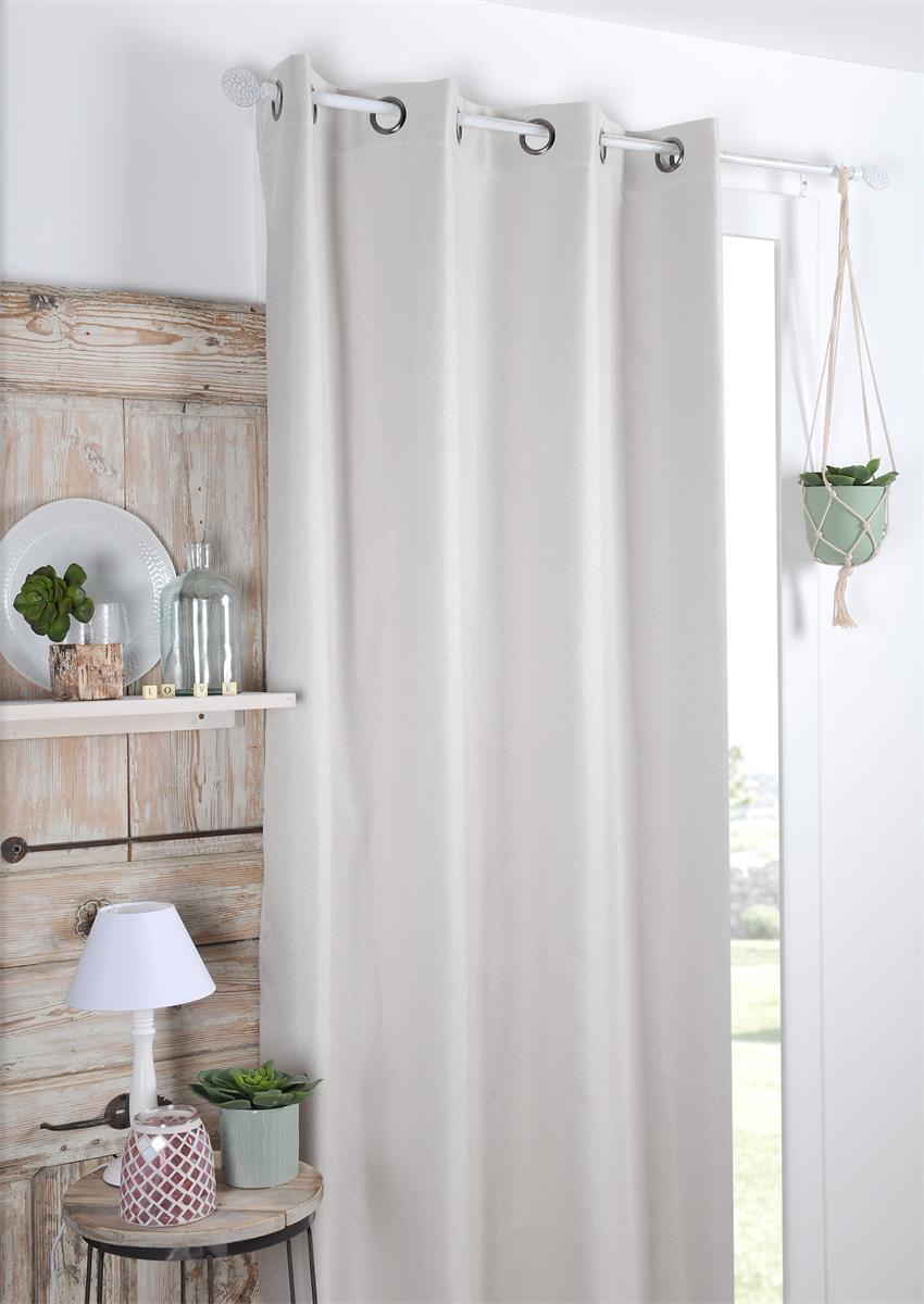 Draperie cu Inele Confecționată Copenhague 140x260 cm - ramosdecor