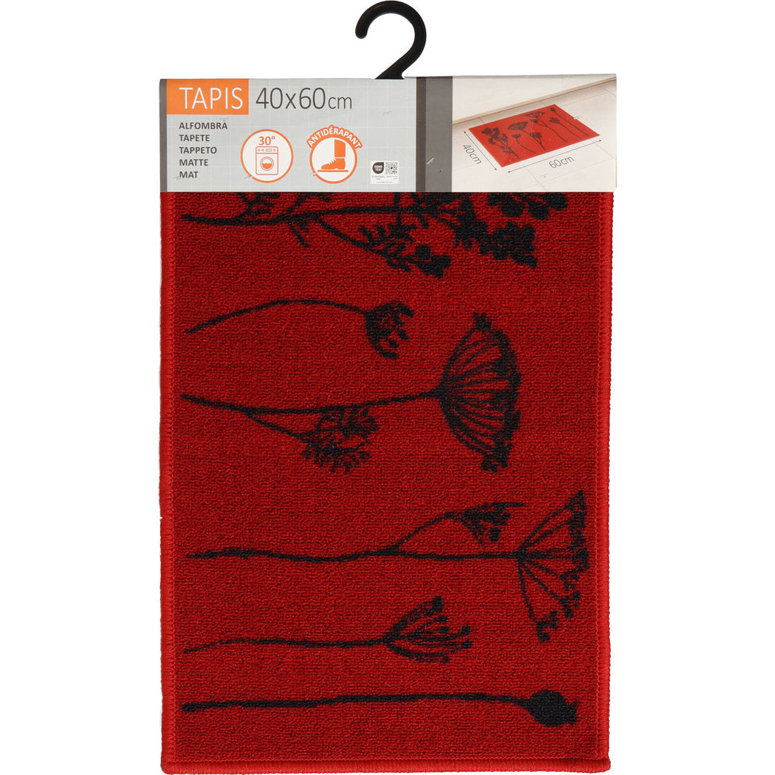 Covor bucătărie Herbier Rouge - 40X60CM - ramosdecor