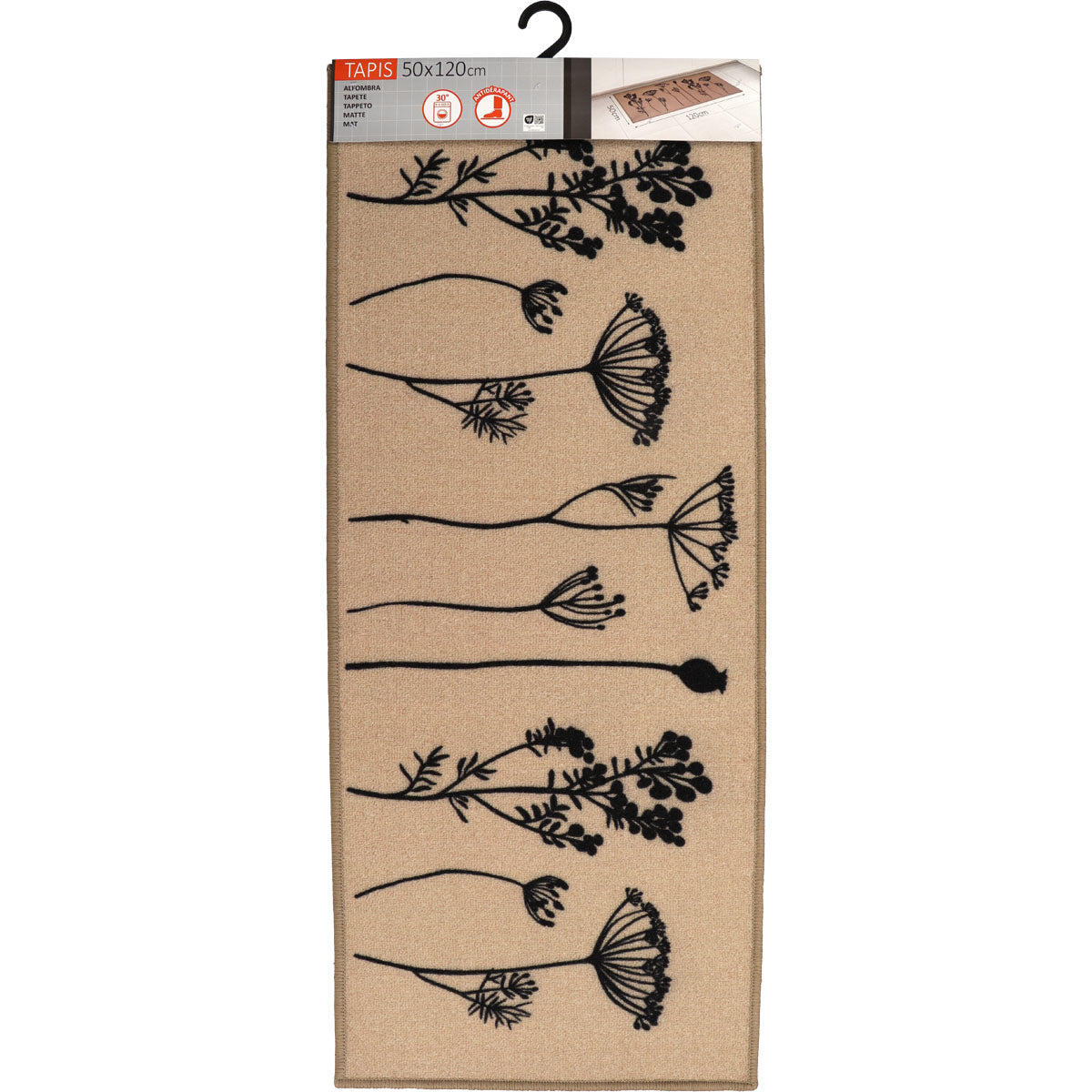 Covor bucătărie Herbier Beige - 50X120CM - ramosdecor