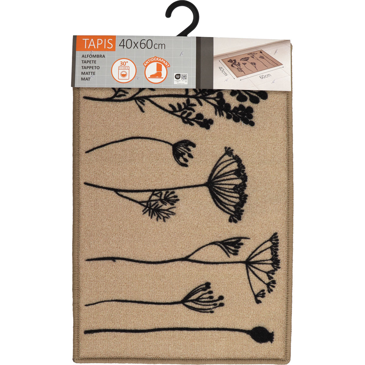 Covor bucătărie Herbier Beige - 40X60CM - ramosdecor