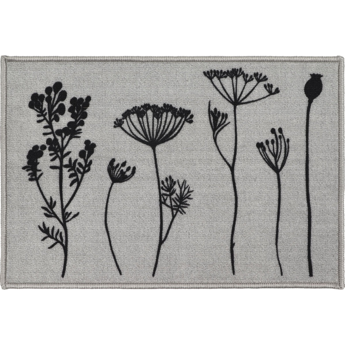 Covor bucătărie Herbier Gri - 40X60CM - ramosdecor