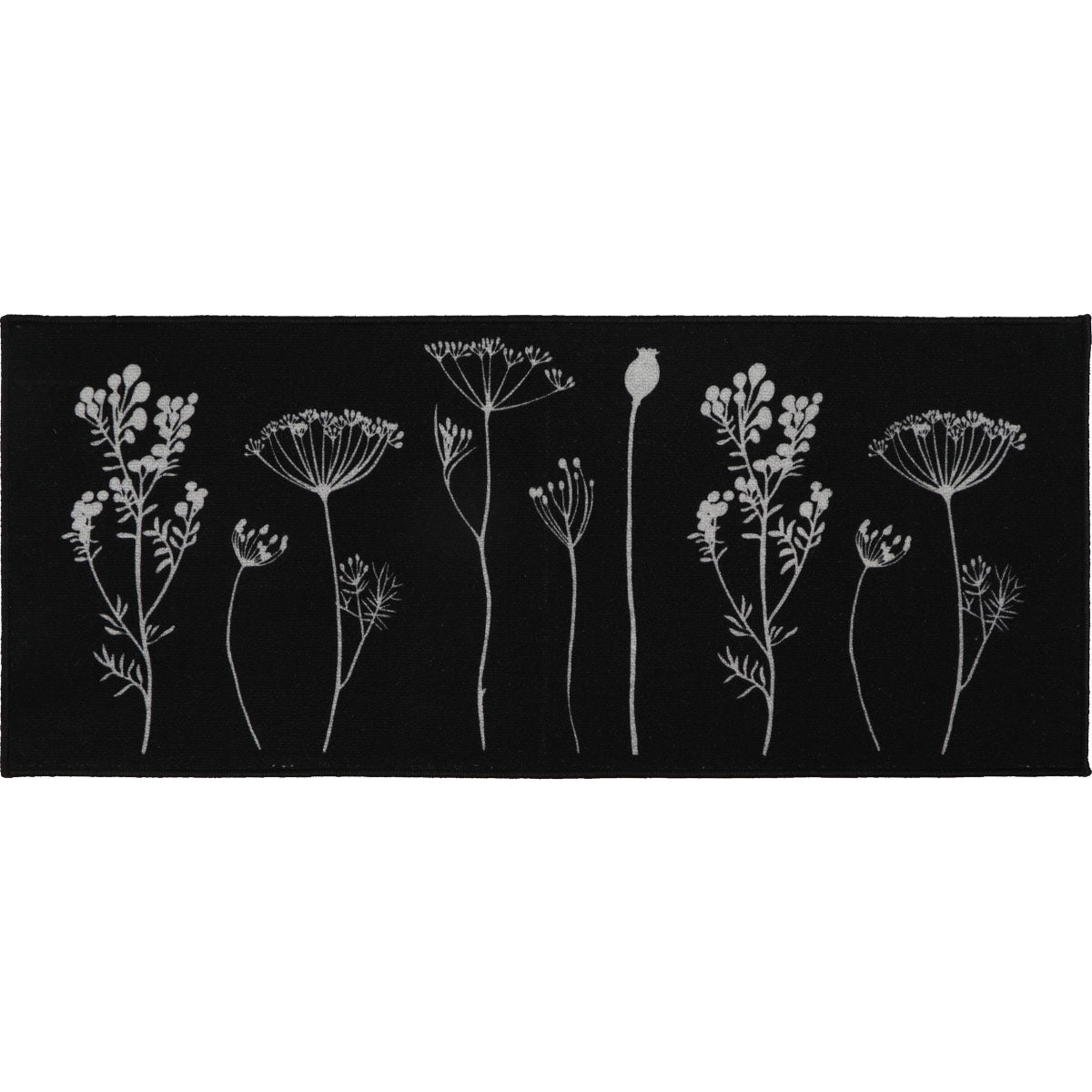 Covor bucătărie Herbier Noir - 50X120CM - ramosdecor