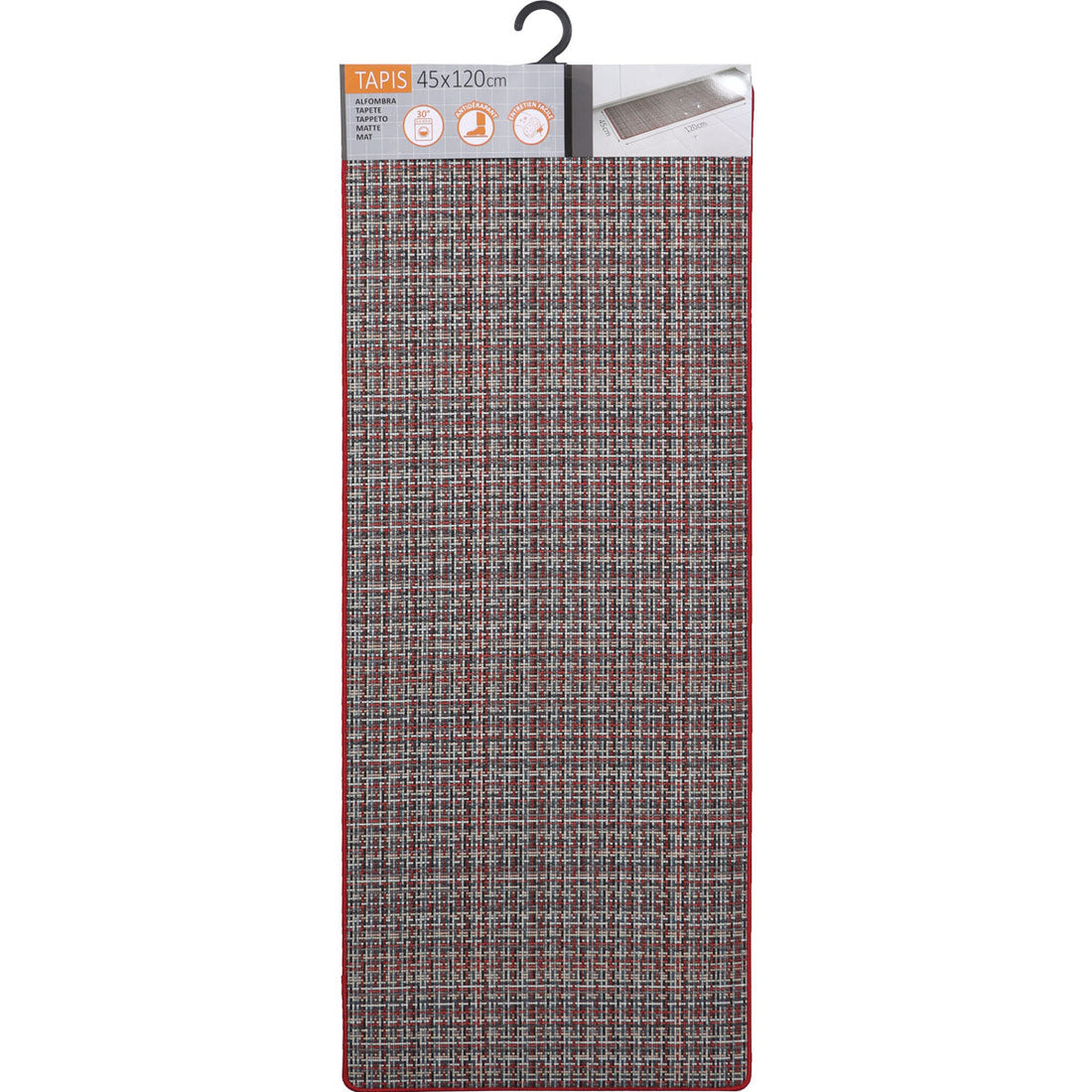 Covor bucătărie Pixel Rosu - 45X80CM - ramosdecor