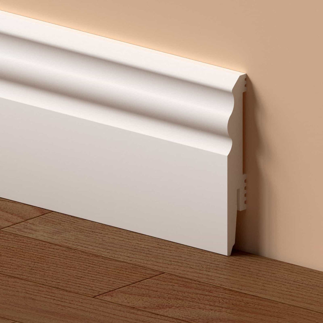 Plintă Duropolimer Albă – 10x220 cm - ramosdecor
