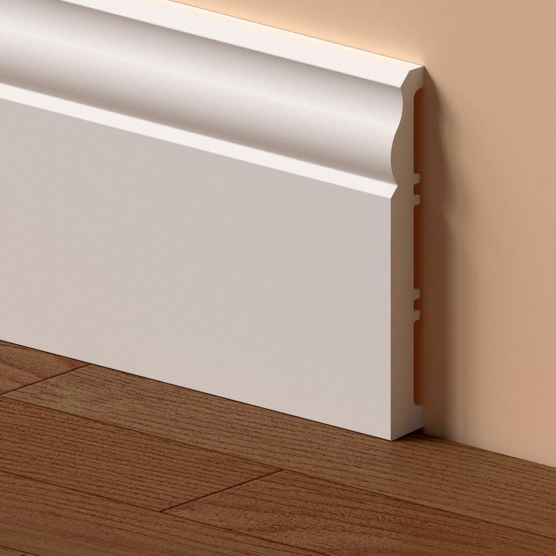 Plintă Duropolimer Albă – 12 cm x 220 cm - ramosdecor