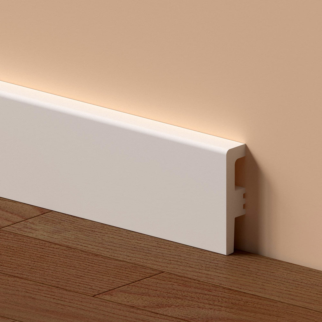 Plintă Duropolimer Albă – 6 cm x 220 cm - ramosdecor