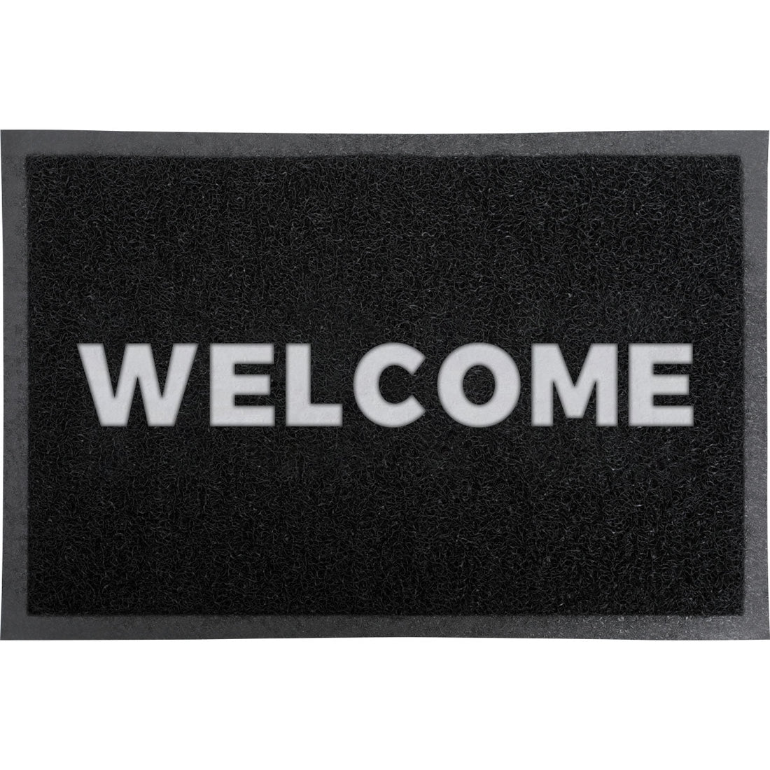 Preș Intrare Spaghetti 40X60CM PVC NEGRU - Welcome - ramosdecor