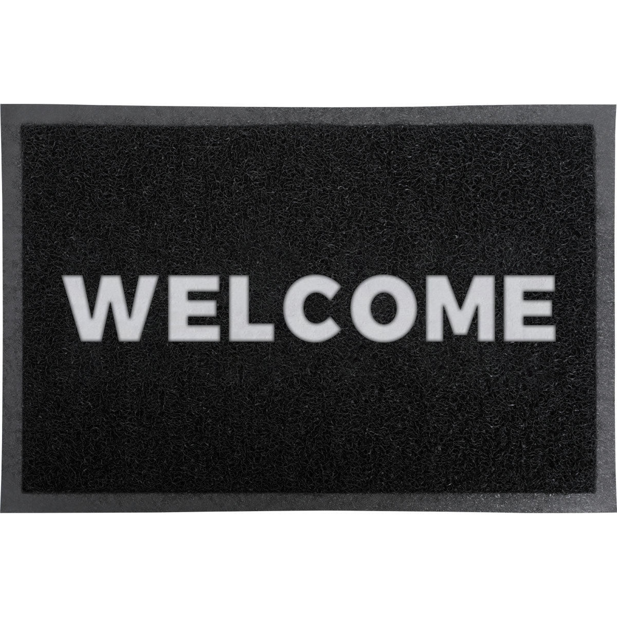Preș Intrare Spaghetti 40X60CM PVC NEGRU - Welcome - ramosdecor