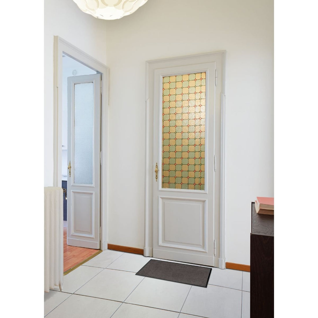 Preș Intrare Baptiste 40X60CM Poliamidă/Pvc Maro Cenușiu - ramosdecor